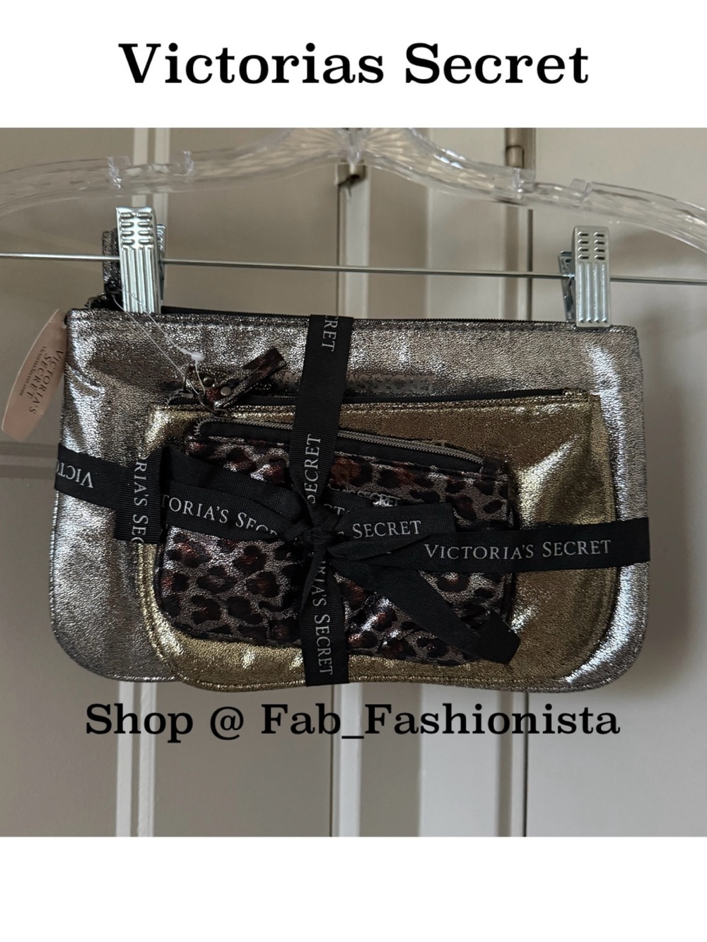 Victoria’s Secret Cosmetic Bag set of 3